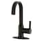 Kingston Brass Continental One-Handle 1-Hole Deck Mounted Bar Faucet, Black LS8610CTL - alternate 1